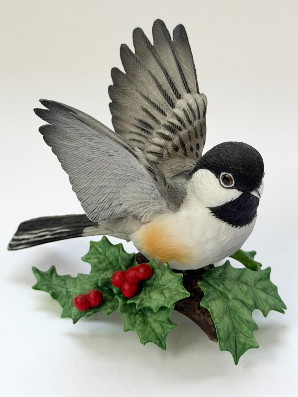 Vintage Lenox Chickadee Porcelain Bird Figurine